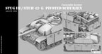 Counlane Stug III / Stuh 42 G pivoted schurzen concrete armor (Germany, WW2)