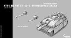 Counlane Stug III / Stuh 42 G pivoted schurzen concrete armor (Germany, WW2)