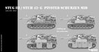 Counlane Stug III / Stuh 42G pivoted schurzen mid (Germany, WW2)