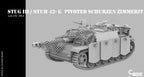 Counlane Stug III / Stuh 42 G pivoted schurzen zimmerit concrete armor (Germany, WW2)