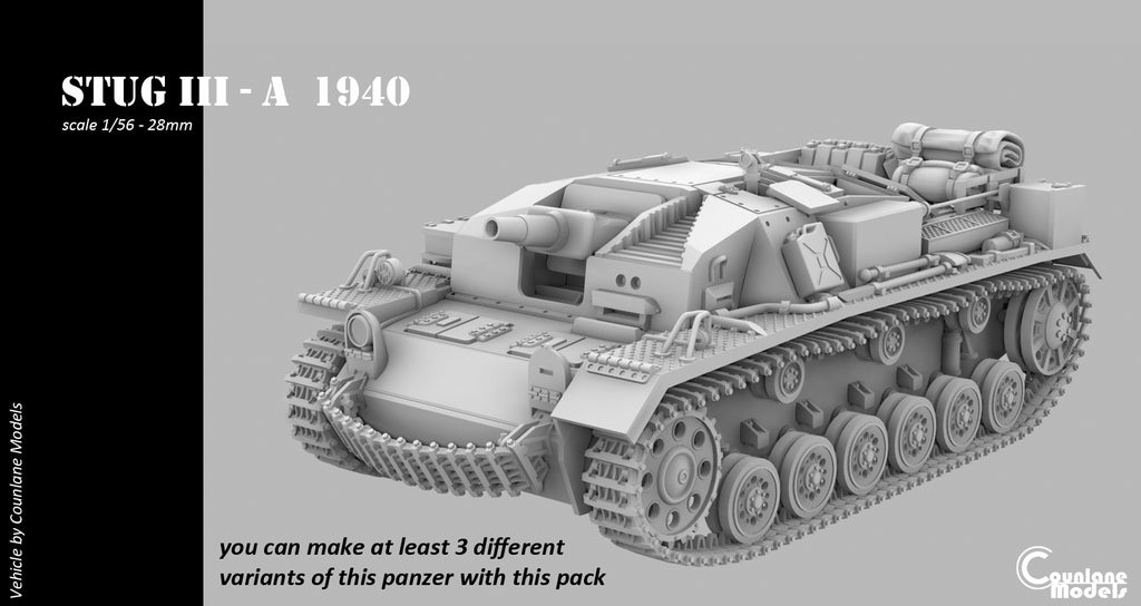 Counlane StuG III Ausf A 1940 (Germany, WW2)