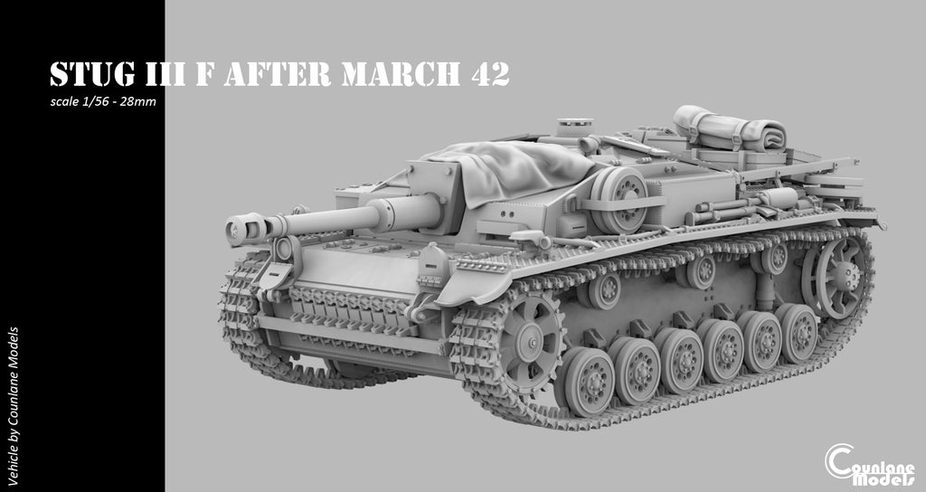 Counlane StuG III F after March 1942 (Germany, WW2)