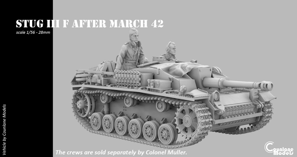 Counlane StuG III F after March 1942 (Germany, WW2)