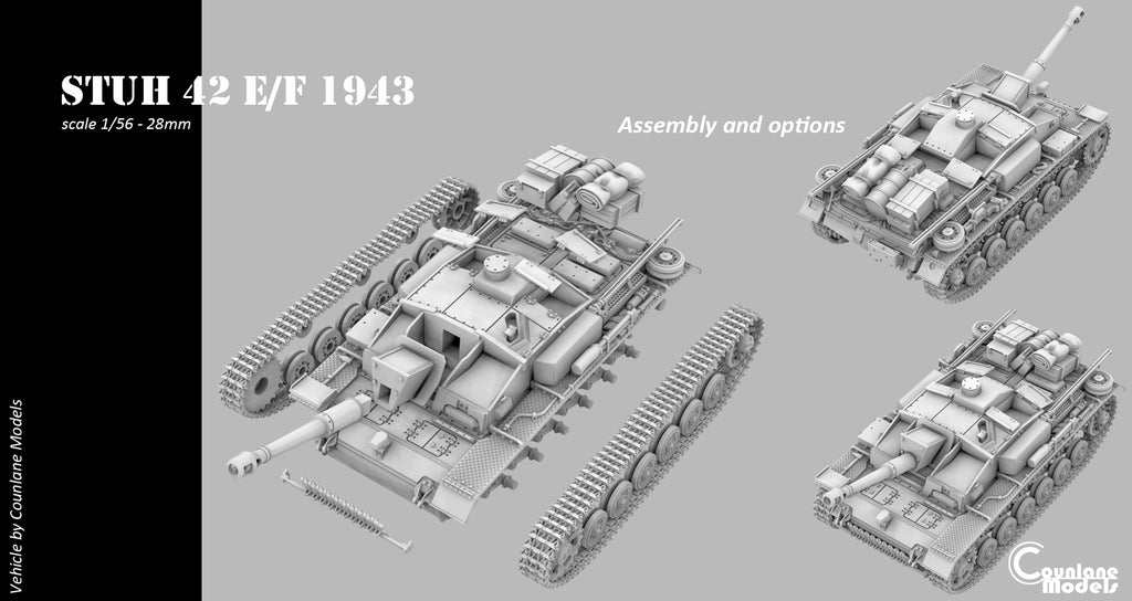 Counlane StuH 42 E/F 1943 (Germany, WW2)