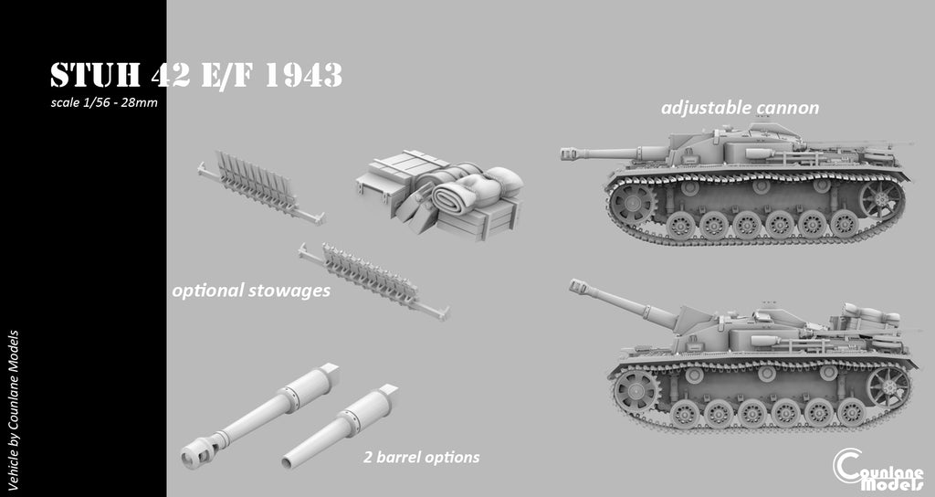 Counlane StuH 42 E/F 1943 (Germany, WW2)
