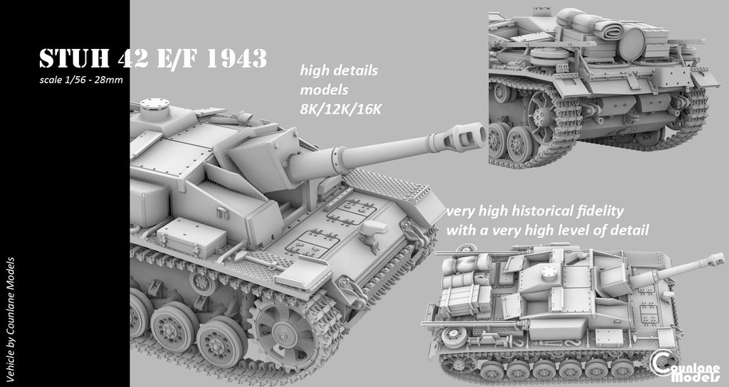 Counlane StuH 42 E/F 1943 (Germany, WW2)
