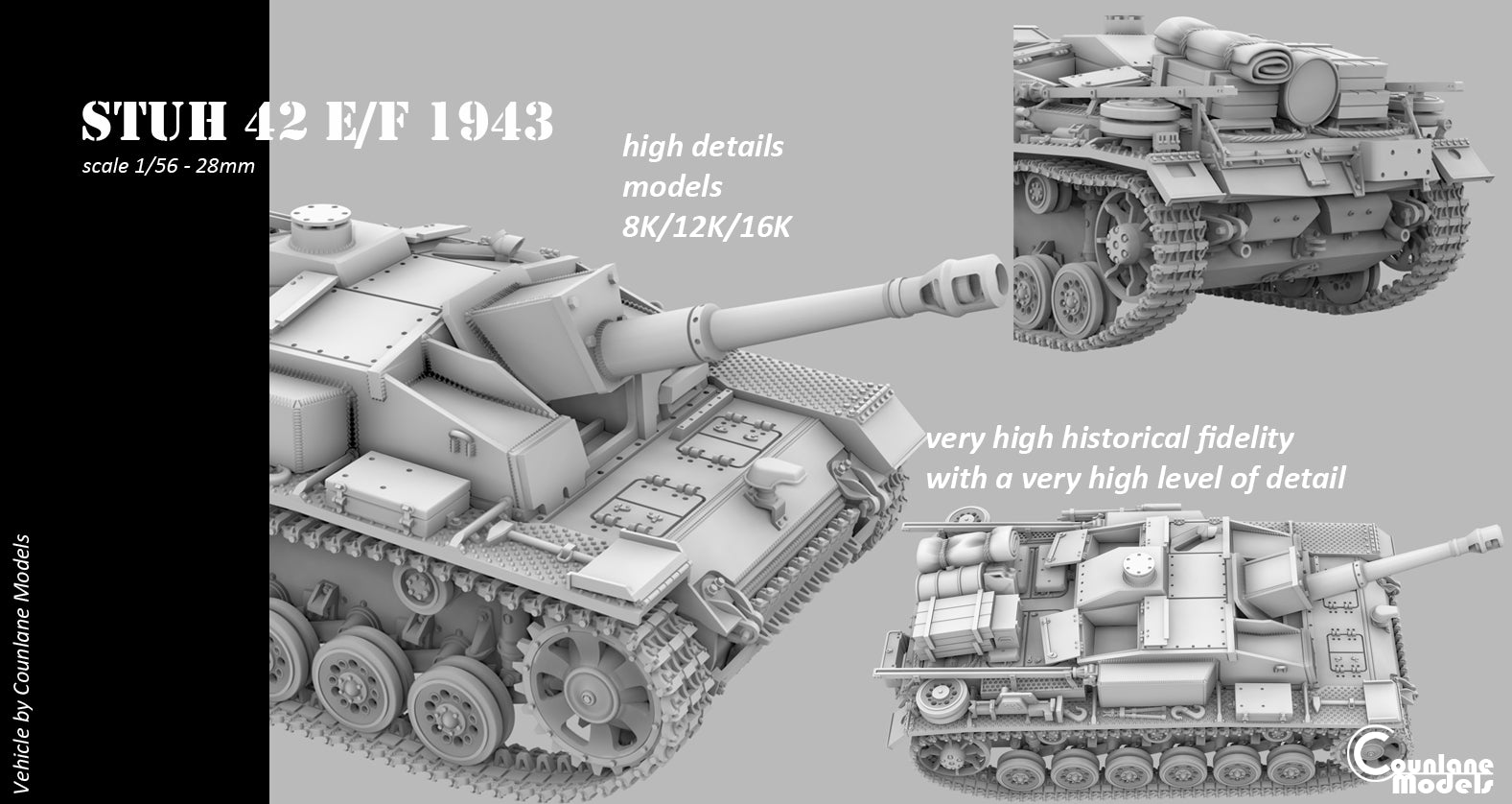 Counlane StuH 42 E/F 1943 (Germany, WW2)