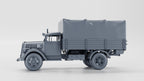 WG3D Opel Blitz 3-Tons (standard+flatbed) + mobile bunker Panzernest (Germany, WW2)